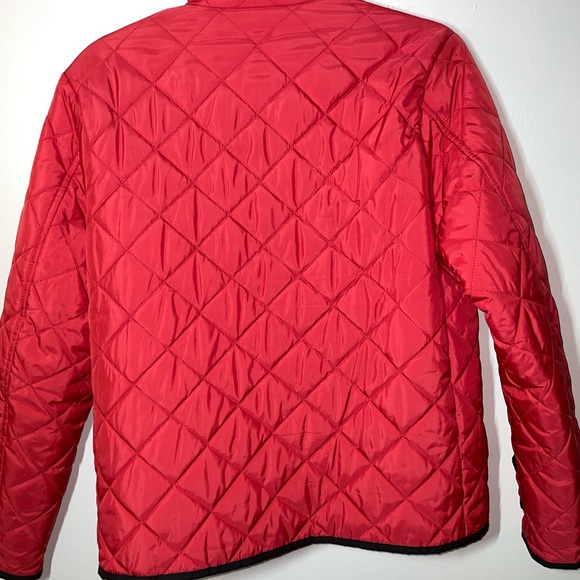 Ralph Lauren Sport Quilted Stitched Red Jacket - Picture 5 of 9